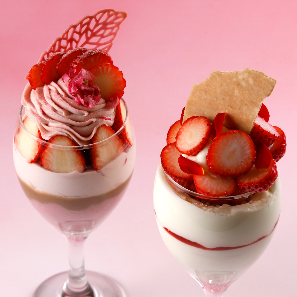 苺パフェ2種