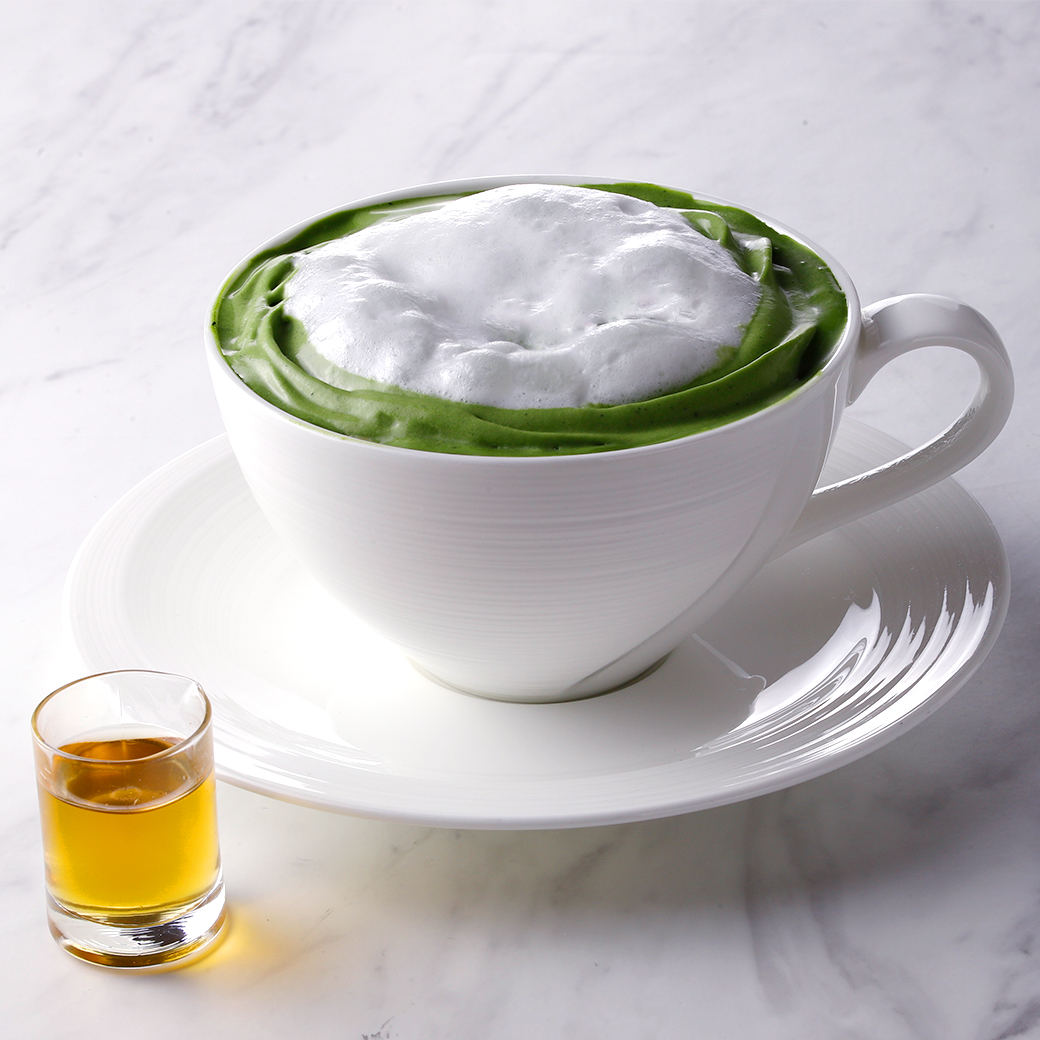 宇治抹茶のロイヤルミルクティ（ホット）